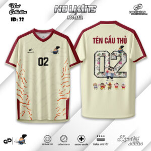 Áo Bóng Đá Limited Edition Ivory - Shin Cậu Bé Bút Chì