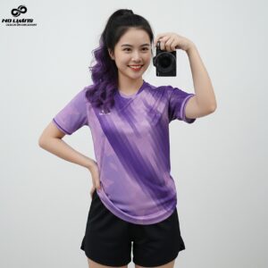 Áo Thể Thao Nữ Màu Tím Violet – Cá Tính và Năng Động