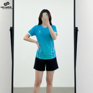 Áo bóng chuyền xanh dương năng động – No Limits Sportswear