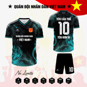 Áo Thể Thao Đen Rồng Phát Sáng – Quân Đội Nhân Dân Việt Nam