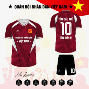 Áo Thể Thao Quân Đội Nhân Dân Việt Nam - Đỏ Đô Quyết Thắng