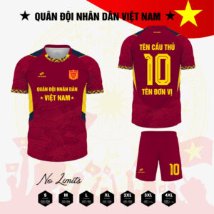 Áo Thể Thao Quân Đội Nhân Dân Việt Nam Màu Đỏ –