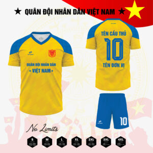Bộ Trang Phục Thể Thao Quân Đội Màu Vàng Tươi