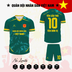 Áo Thể Thao Quân Đội Nhân Dân Việt Nam Màu Xanh Lục