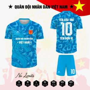 Áo thể thao Quân Đội Nhân Dân Việt Nam - Xanh Dương Cá Tính