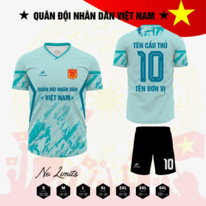 Bộ Đồ Thể Thao Quân Đội Nhân Dân Việt Nam Màu Xanh Ngọc