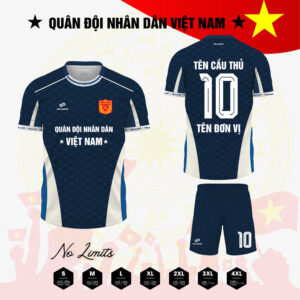 Áo thể thao quân đội xanh navy – Tự hào Việt Nam mạnh mẽ