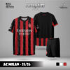 Áo đấu AC Milan 25/26 bản thiết kế No Limits – Đỏ Đen Quyền Lực