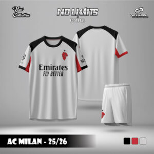 Áo đấu AC Milan 25/26 màu trắng