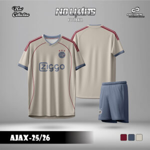 Áo Đấu Ajax 25/26 Màu Kem – Tinh Tế & Hiện Đại