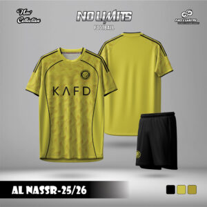 Áo đấu Al Nassr 25/26 vàng hoàng yến - Năng lượng bùng nổ