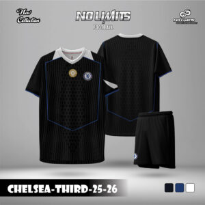 Áo đấu Chelsea Third 25/26 - Đen tuyền quyền lực