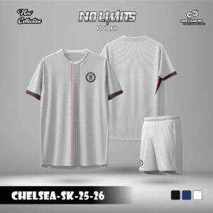 Đồng phục bóng đá Chelsea-SK-25-26 | Màu trắng thanh lịch
