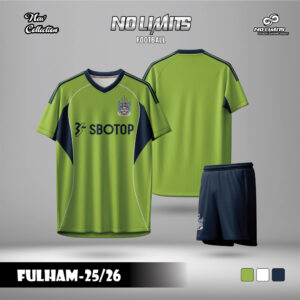 Áo đấu Fulham 25/26 màu xanh chuối non - phiên bản sân khách