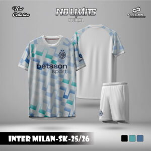 Áo đấu Inter Milan 25/26 - Trắng phối xanh hiện đại