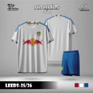 Áo đấu Leeds United 25/26 - Phiên bản màu trắng chủ đạo