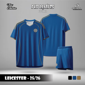 Áo Đấu Leicester City 25/26 – Xanh Hoàng Gia Sang Trọng