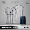 Áo Bóng Đá Manchester 25/26 Light Grey – Cá Tính & Hiện Đại