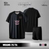 Áo đấu thể thao Miami 25/26 - Đen xám hồng thời thượng